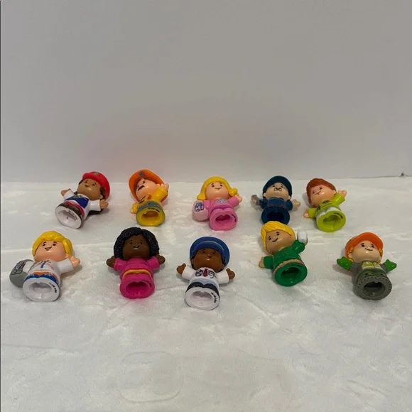 Fisher price little people lot of 10 piece 5 girls and 5 boys - Picture 3 of 3